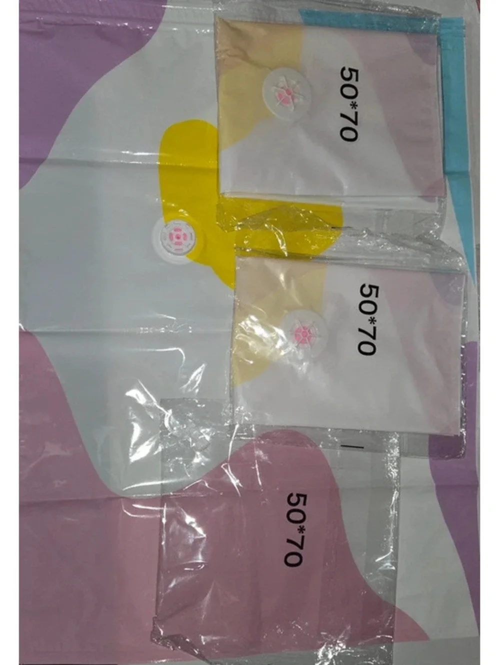 No Pump Vacuum Storage Bags 3 Medium 3 XXL